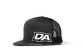 DA Series Yupoong Flat Bill Hat Black-White