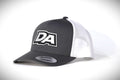 DA Logo Series Yupoong Trucker Hat – Charcoal/White