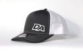DA Silicone Logo Richardson 112 Trucker Hat - Charcoal/White