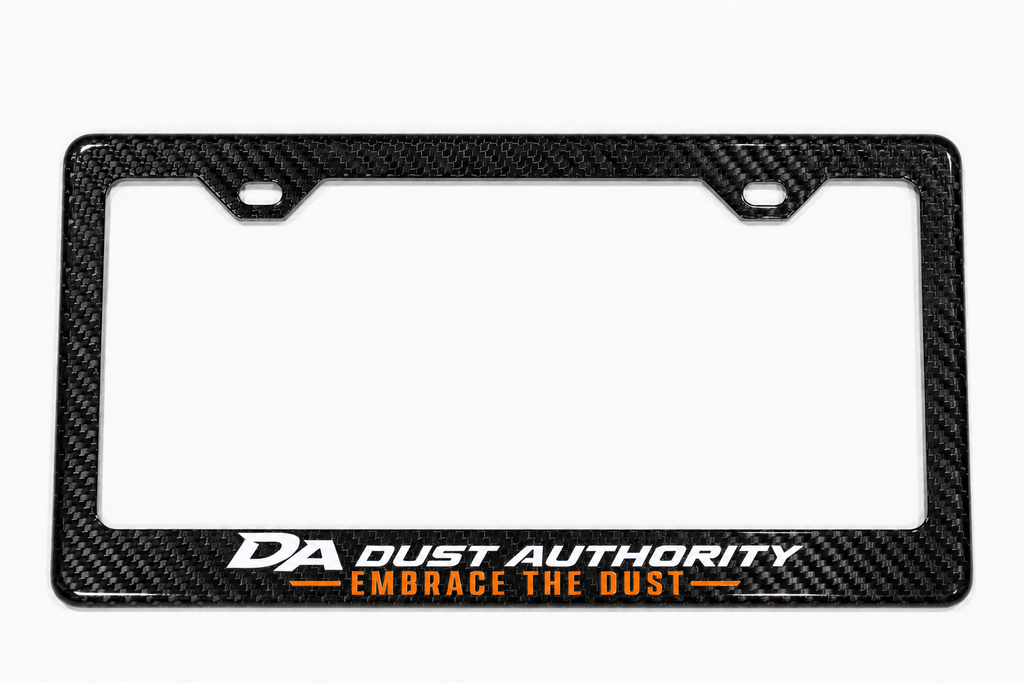 Genuine Carbon Fiber License Plate Frame