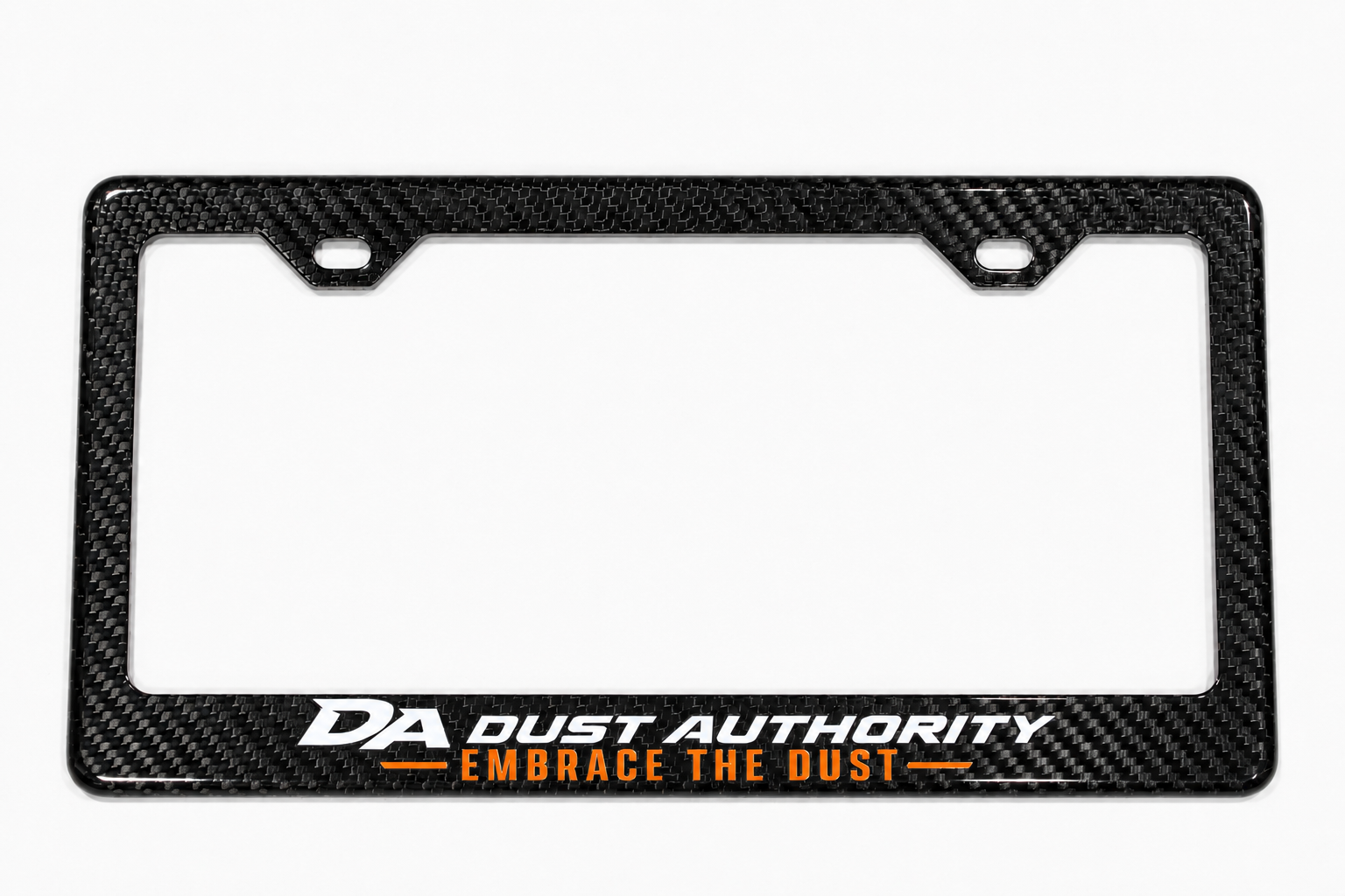 Genuine Carbon Fiber License Plate Frame
