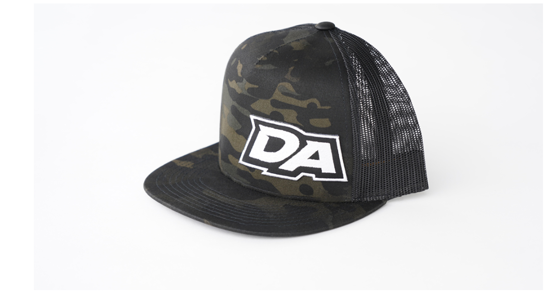 DA Black Camo Hat