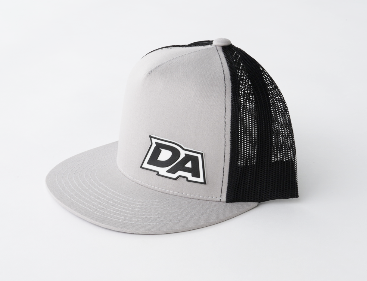 DA Light Gray & Black Hat
