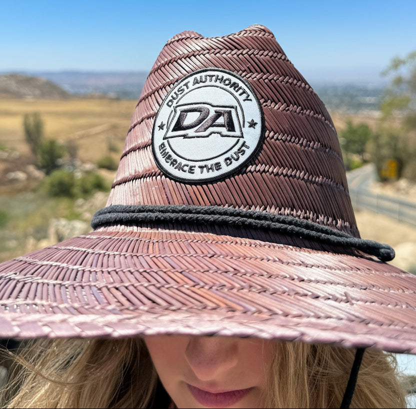 DA Circle Patch Straw Hat